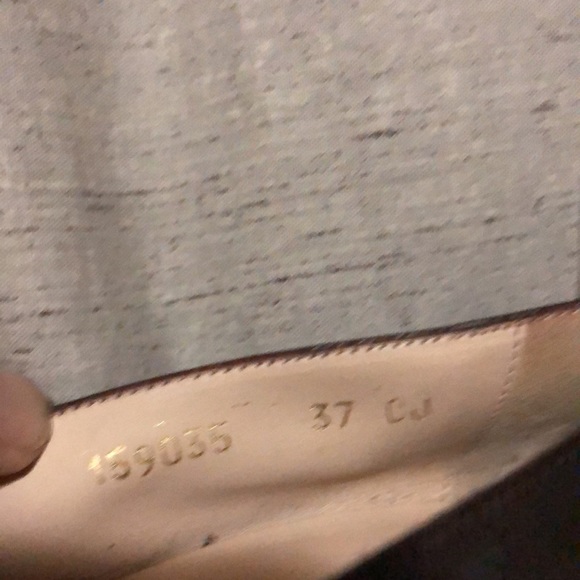 TODAY ONLY:Authentic GUCCI Penny Loafer Brown Leather Shoes Size 37C Made Italy - Picture 10 of 13